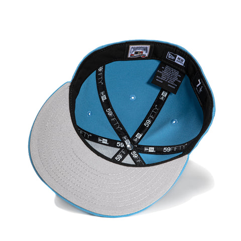 New Era 59Fifty New York Yankees 1996 World Series Patch Hat - Light Blue, White