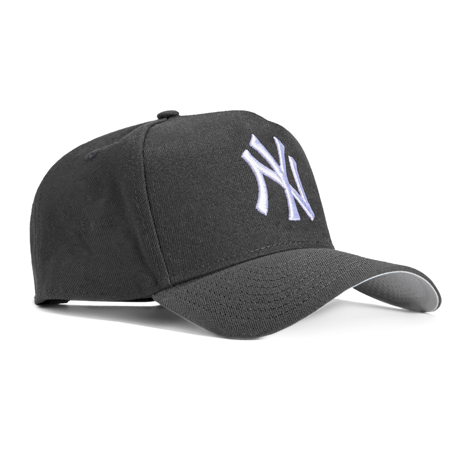 '47 Brand New York Yankees Black MVP Frost Adjustable Hat – Classic Cotton Baseball Cap - View #13