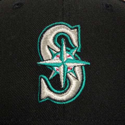 New Era 59Fifty Emerald Bay Seattle Mariners 20th Anniversary Patch Hat - Black