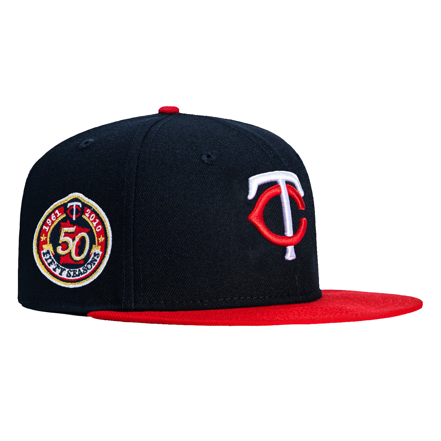 New Era 59Fifty Minnesota Twins 50th Anniversary Patch Hat 