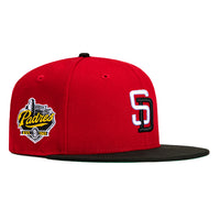 New Era 59Fifty San Diego Padres Stadium Patch Hat - Red, Black