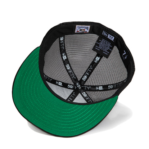 New Era 59Fifty Black Dome Arizona Diamondbacks Inaugural Patch Trucker Hat - Black