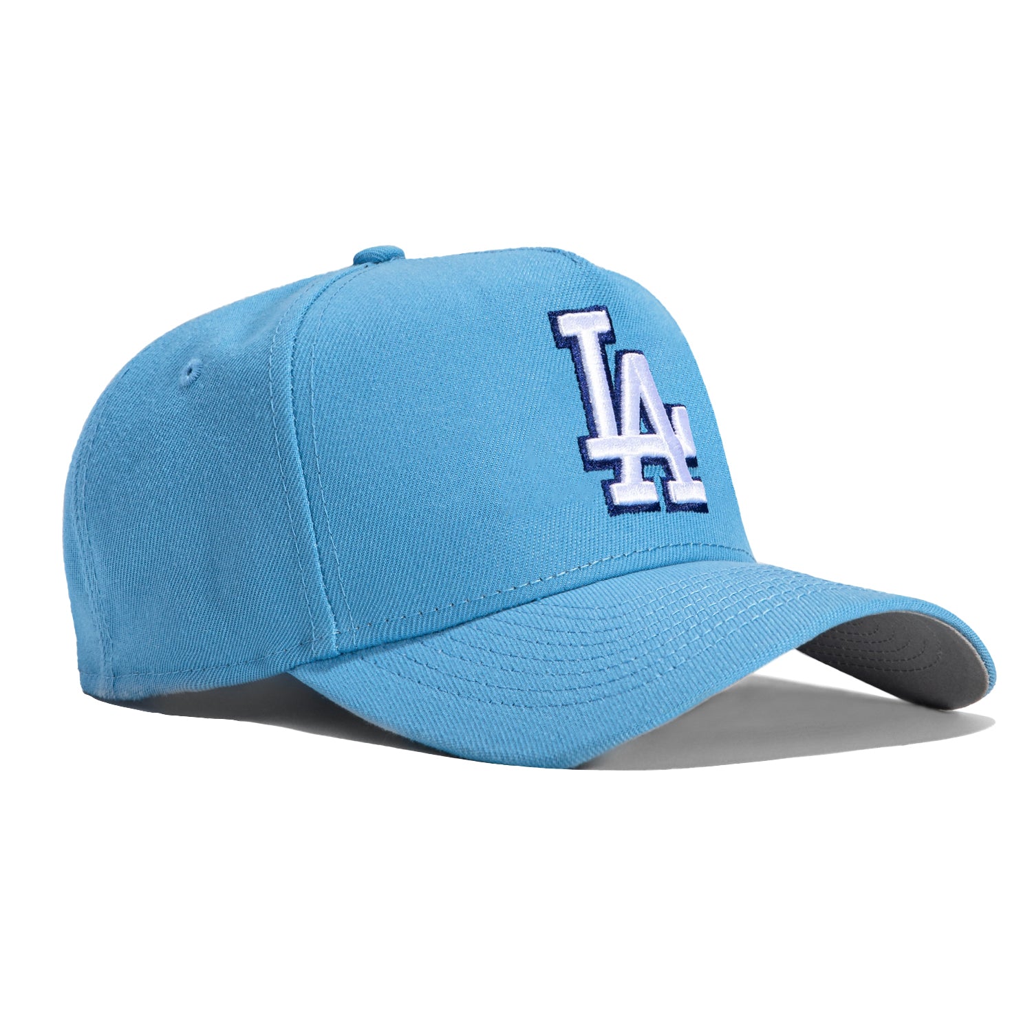 New Era 9FORTY A-Frame Los Angeles Dodgers Snapback Hat - Light Blue