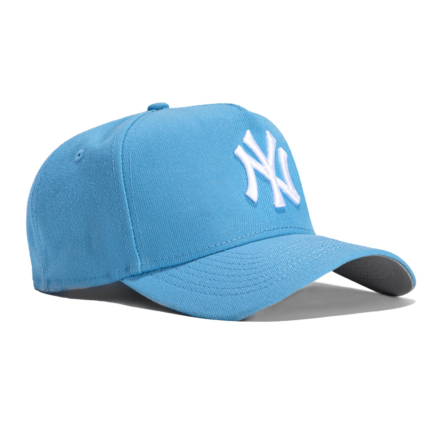 New Era 9Forty A-Frame New York Yankees Snapback Hat - Light Blue – Hat Club