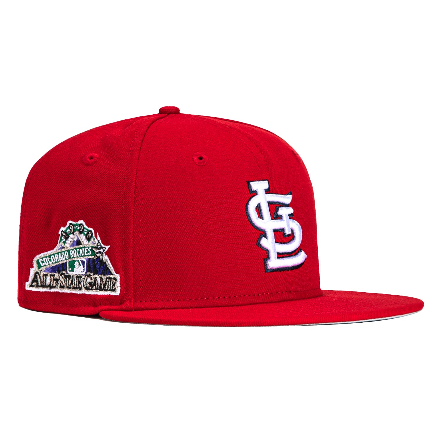 New Era 59FIFTY St Louis Cardinals 1998 All Star Game Patch Hat - Red Red / 7 5/8