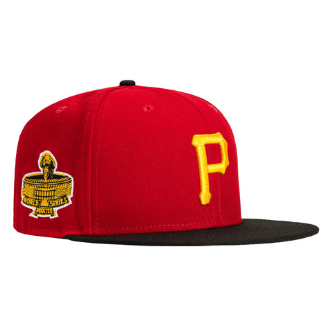 New Era 59Fifty Pittsburgh Pirates 1971 World Series Patch Hat - Red, Black
