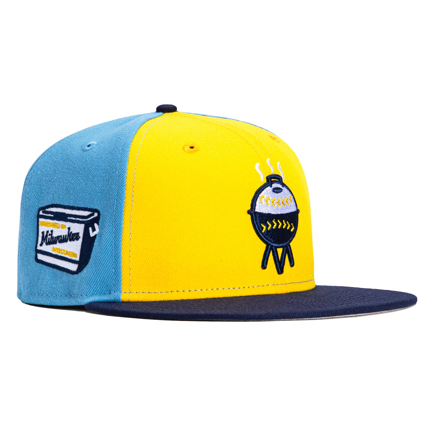 New Era 59Fifty Milwaukee Brewers City Connect Patch Grill Rail Hat - – Hat  Club