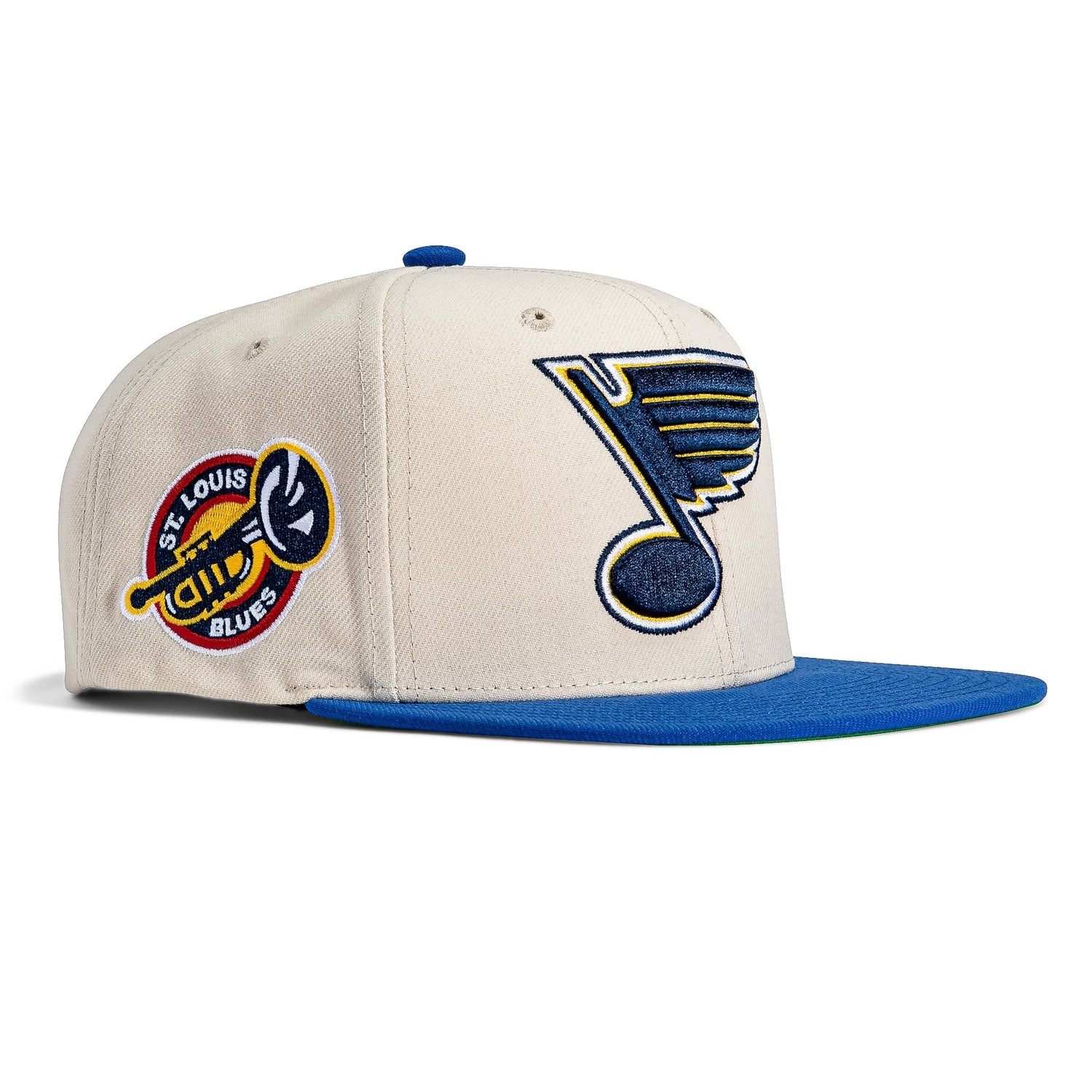 ST LOUIS BLUES HAT CAP YOUTH SNAPBACK BLUE YELLOW NHL ADJUSTABLE OSFM ONE  SIZE