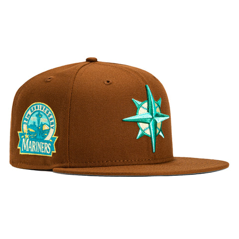New Era 59Fifty Seattle Mariners 30th Anniversary Patch Alternate Hat - Brown, Teal, Mint