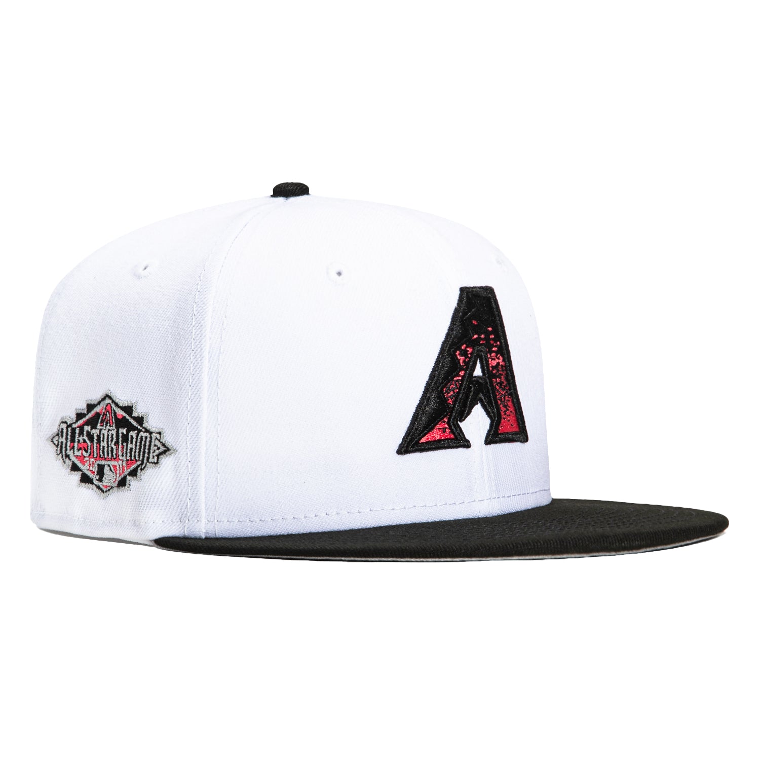 Los Angeles Dodgers New Era 1959 MLB All-Star Game Patch Pink Undervisor  59FIFTY Fitted Hat - Black