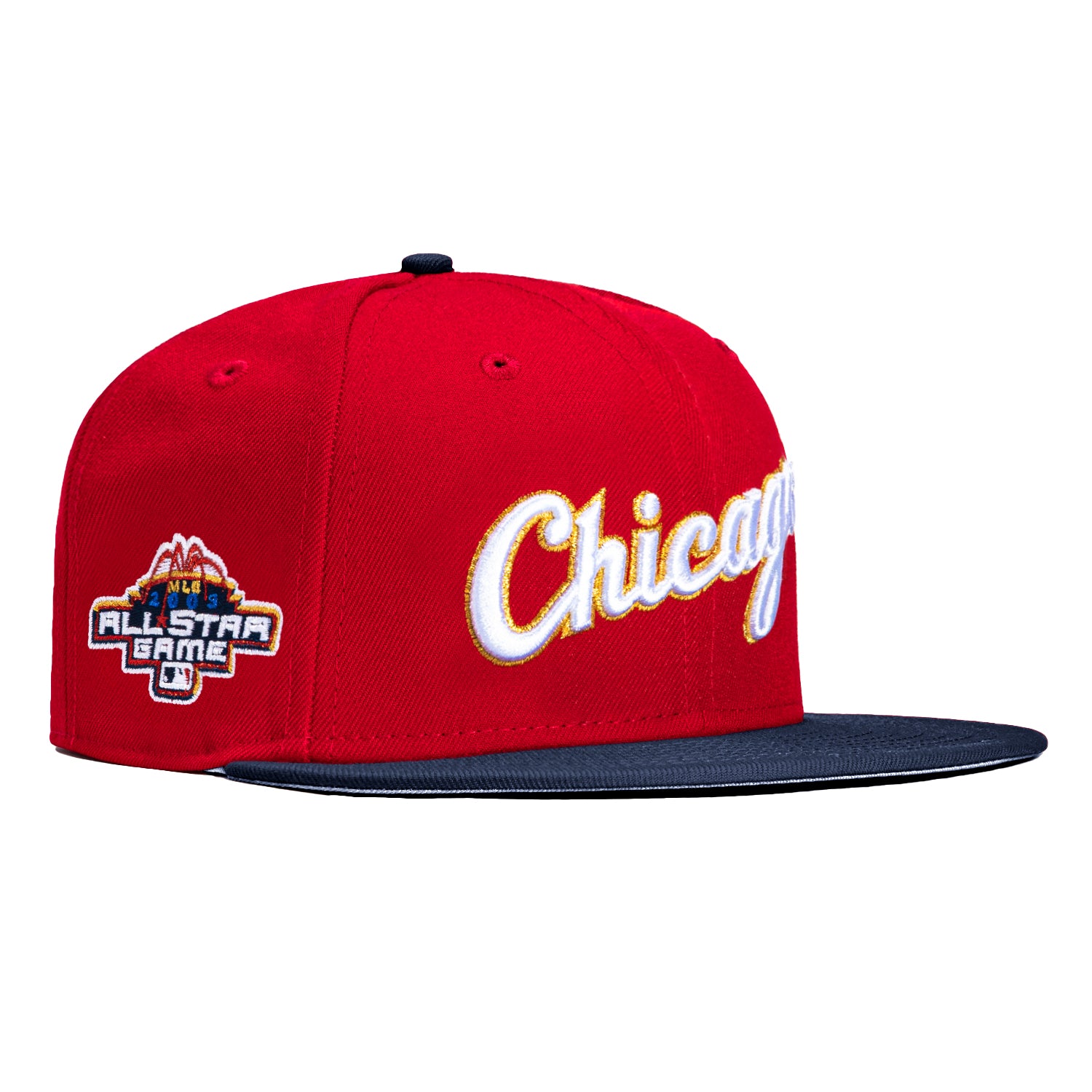 New Era 59FIFTY Fourth Chicago White Sox 2003 All Star Game Patch Hat - Red, Navy Red/Navy / 7 1/8