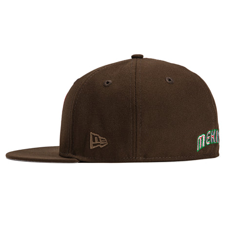 New Era 59Fifty Mexico World Baseball Classic Hat - Brown