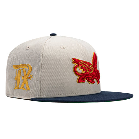 New Era 59Fifty Texas Rangers City Connect Patch Peagle Hat - Stone, Navy, Red