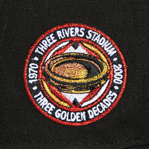 New Era 59Fifty Pittsburgh Pirates Three Rivers Stadium Patch Hat - Black