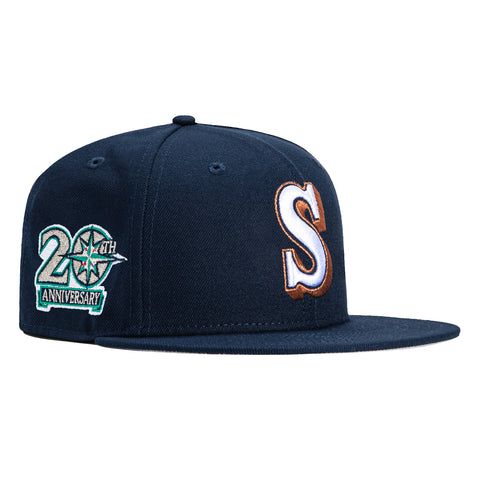 New Era 59Fifty Blue Hour Seattle Mariners 20th Anniversary Patch Hat - Navy