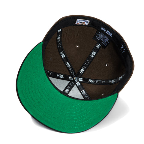 New Era 59Fifty Los Angeles Dodgers 1988 World Series Patch Hat - Brown, Black, White