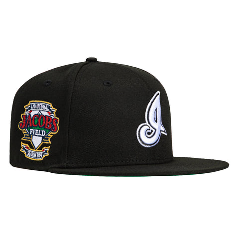 New Era 59Fifty Cleveland Indians Jacobs Field Patch I Hat - Black, White