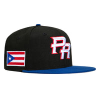 New Era 59Fifty Puerto Rico World Baseball Classic Hat - Black, Royal