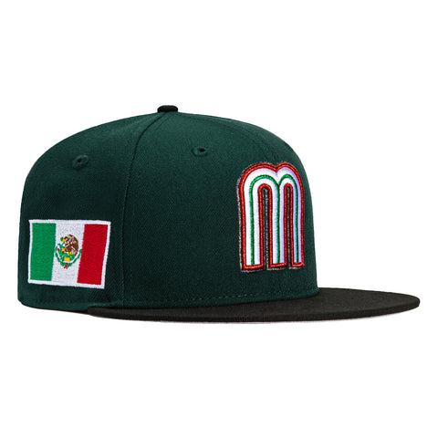 New Era 59Fifty Mexico World Baseball Classic Hat - Green, Black