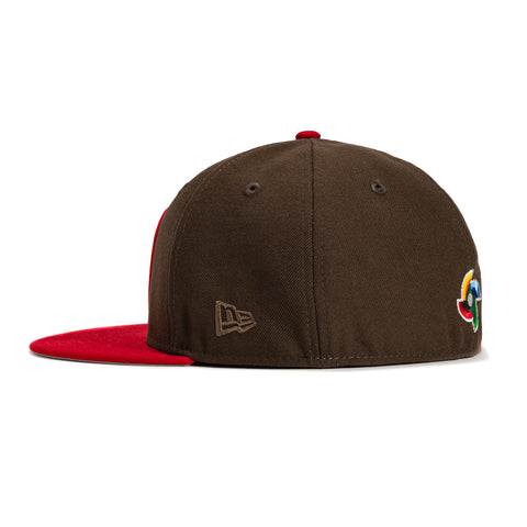 New Era 59Fifty Mexico World Baseball Classic Hat - Brown, Red