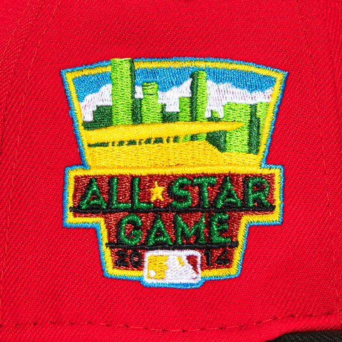 New Era 59Fifty Minnesota Twins 2014 All Star Game Patch M Hat - Red, Black
