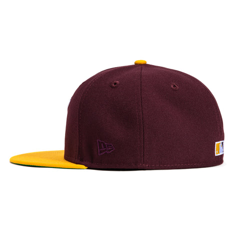 New Era 59Fifty Pittsburgh Pirates 1979 World Series Patch Hat - Maroon, Gold