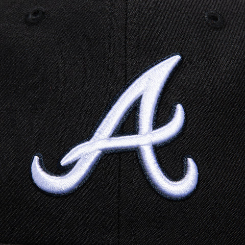 47 Brand Black Dome Sureshot Captain Atlanta Braves 2021 World Series Patch Snapback Hat - Black