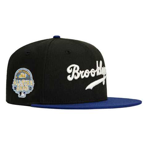 New Era 59Fifty Founders Brooklyn Dodgers 2013 All Star Game Patch Hat - Black, Royal