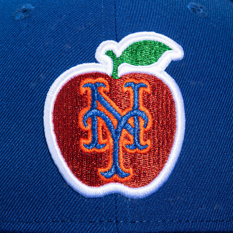 New Era 59Fifty New York Mets 40th Anniversary Stadium Patch Apple Hat - Royal