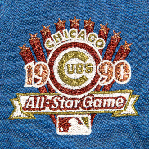 New Era 59Fifty Outdoors Chicago Cubs 1990 All Star Game Patch Hat - Indigo, Olive