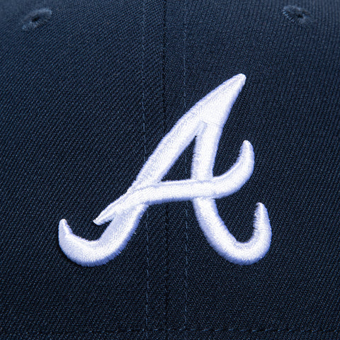 New Era 59Fifty Atlanta Braves Alternate Logo Patch Hat - Navy