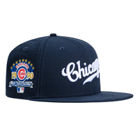 New Era 59Fifty Chicago Cubs 1990 All Star Game Patch Word Hat - Navy