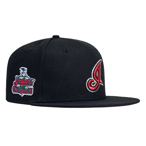 New Era 59Fifty Cleveland Guardians American League Champions Patch I Hat - Navy