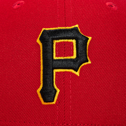 New Era 59Fifty Pittsburgh Pirates Three Rivers Stadium Patch Hat - Red, Black, Gold