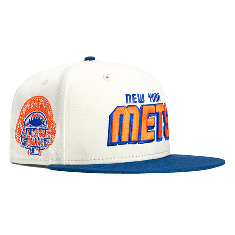New Era 59Fifty Shadow Draft New York Mets 2013 All Star Game Patch Hat - White, Royal