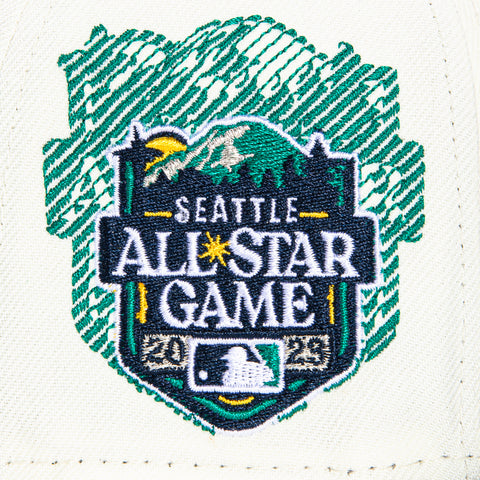New Era 59Fifty Shadow Draft Seattle Mariners 2023 All Star Game Patch Hat - White, Navy