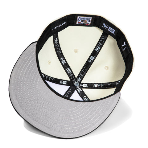 New Era 59Fifty Shadow Draft San Francisco Giants 25th Anniversary Patch Hat - White, Black