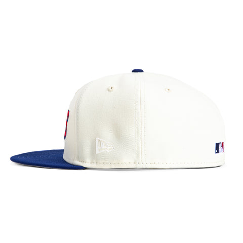 New Era 59Fifty Shadow Draft Philadelphia Phillies 1996 All Star Game Patch Hat - White, Royal