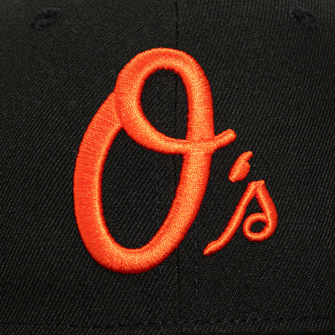 New Era 59Fifty Baltimore Orioles Battle of the Beltway Patch Alternate Hat - Black, Orange