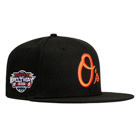 New Era 59Fifty Baltimore Orioles Battle of the Beltway Patch Alternate Hat - Black, Orange