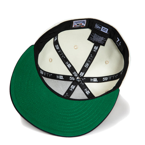 New Era 59Fifty San Diego Padres National League Anniversary Patch Hat - White, Navy, Metallic Copper, Green