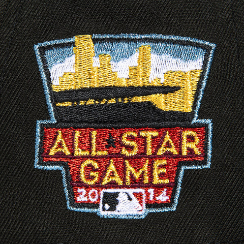 New Era 59Fifty Candy Apple Minnesota Twins 2014 All Star Game Patch Hat - Black, Red