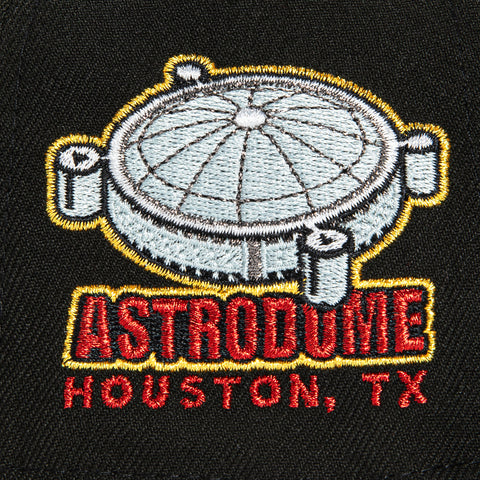 New Era 59Fifty Candy Apple Houston Astros Astrodome Patch Hat - Black, Red