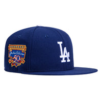 New Era 59Fifty Los Angeles Dodgers Jackie Robinson 50th Anniversary Patch Hat - Royal