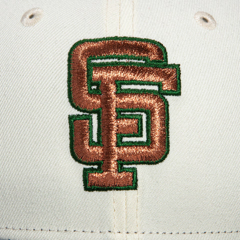 New Era 59Fifty San Francisco Giants Tell It Goodbye Patch Hat - White, Navy, Metallic Copper, Green