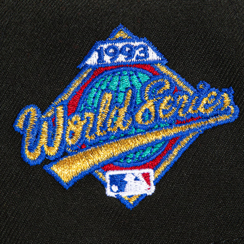 New Era 9Forty A-Frame Toronto Blue Jays 1993 World Series Patch Snapback Hat - Black