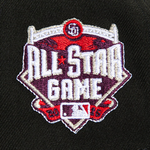 New Era 9Forty A-Frame San Diego Padres 2016 All Star Game Patch Snapback Hat - Black