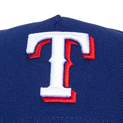 New Era 9Forty A-Frame Texas Rangers 2023 World Series Patch Snapback Hat - Royal