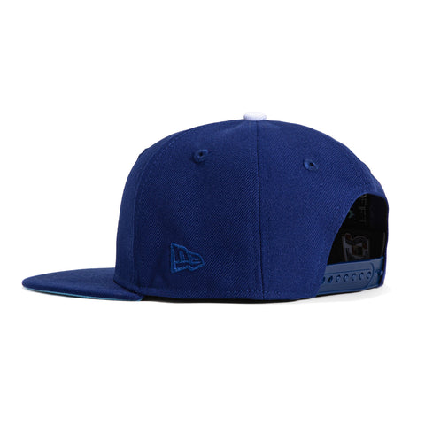 New Era Youth 9Fifty Los Angeles Dodgers 50th Anniversary Stadium Patch Snapback Hat - Royal