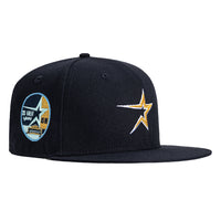 New Era Youth 9Fifty Houston Astros 35th Anniversary Patch Snapback Hat - Navy